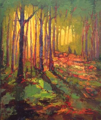 Michel Monett - Marche en forêt