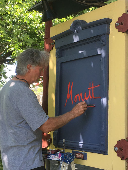 Michel Monett signant
