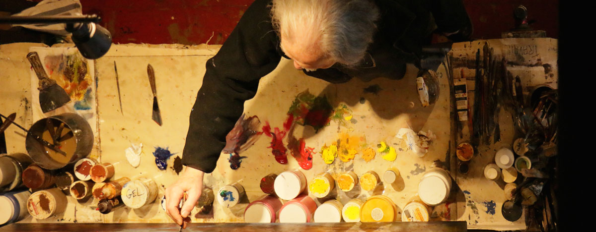 Michel Monett à l'oeuvre