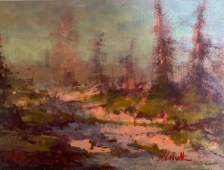 Michel Monett peintre-Terre rose