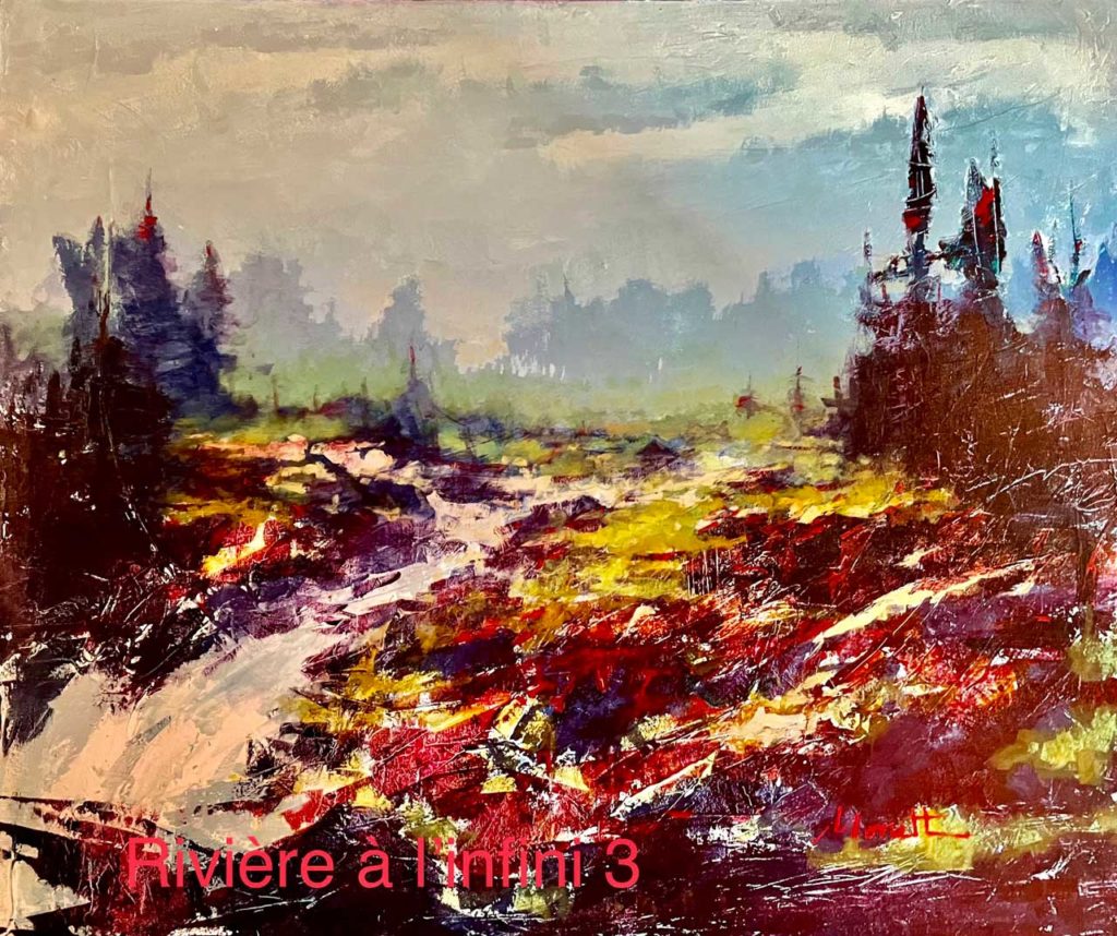 Michel Monett peintre-Rivière à l'infini #3